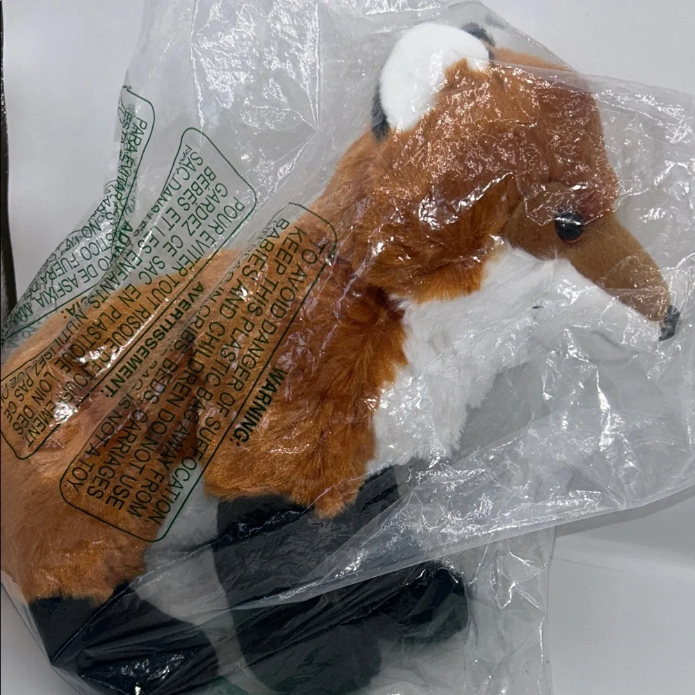 Charming Fox Plush Toy - Brown and White - Picture 3 of 7